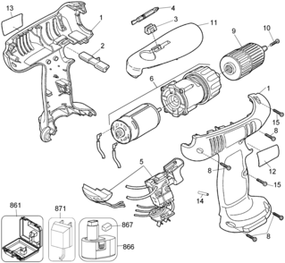 Page A Diagram and Parts List for CD9600K 3 Black and Decker Boring Machine